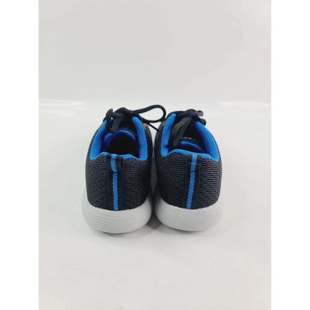 Skechers,‎ Lace‑up Sneakers Athletic Shoes, Boys, Size Youth 3, Black/Blue. A. H